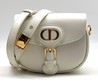 Женская кожаная сумка Christian Dior Bobby L белая