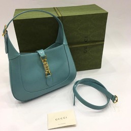 Женская сумка Gucci Jackie Medium голубая