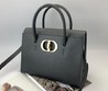 Женская сумка-тоут Christian Dior St Honoré Medium кожаная черная