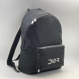 Женский рюкзак Christian Dior черный текстиль