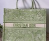 Женская сумка-тоут Christian Dior Book Tote зеленая