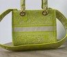 Женская сумка Christian Dior Lady желтая 24x20