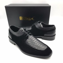 Мужские туфли Zilli 2021-2022 черные на шнурках