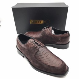 Мужские туфли Zilli 2021-2022 коричневые на шнурках