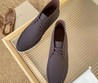 Мужские туфли Loro Piana 2021 коричневые кожаные