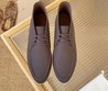 Мужские туфли Loro Piana 2021 коричневые кожаные