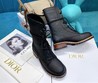 Женские ботинки Christian Dior 2021 черные кожаные