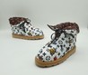 Женские угги Louis Vuitton монограмма белые