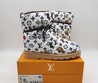 Женские угги Louis Vuitton монограмма белые