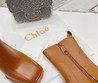 Женские ботинки Chloe 2021 коричневые резиновые
