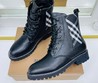 Женские ботинки Burberry 2021 черные кожаные