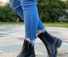 Женские ботинки Balenciaga черные кожаные