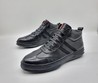Мужские кроссовки Prada 2021-2022 черные кожаные