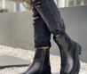 Ботинки женские Ann Demeulemeester черные кожаные