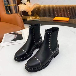 Женские ботинки Stuart Weitzman черные кожаные