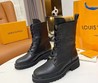 Ботинки женские Louis Vuitton черные кожаные