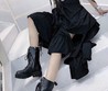 Женские ботинки Valentino черные кожаные