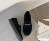Женские лоферы Brunello Cucinelli на меху черные замшевые
