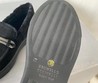 Женские лоферы Brunello Cucinelli на меху черные замшевые
