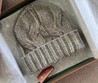 Женская шапка Loro Piana серая кашемир