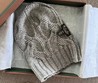Женская шапка Loro Piana серая кашемир