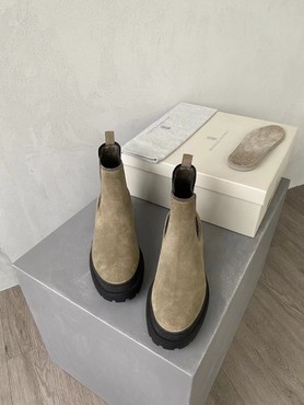 Женские ботинки челси Brunello Cucinelli бежевые