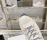 Женские кеды Christian Dior белые комбинированные