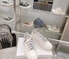 Женские кеды Christian Dior белые комбинированные
