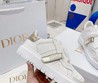 Женские комбинированные кеды Christian Dior белые