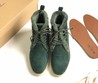 Женские замшевые ботинки Loro Piana зеленые