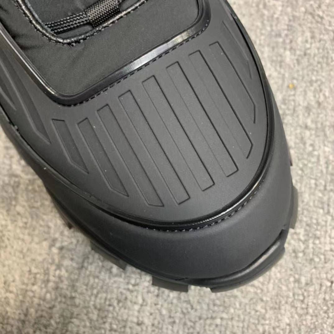 Мужские кроссовки Prada черные комбинированные