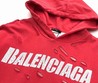 Женское худи Balenciaga красное