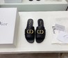 Женские шлепанцы Christian Dior 2022 черные