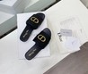 Женские шлепанцы Christian Dior 2022 черные