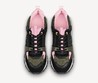 Кроссовки женские Louis Vuitton 2021-2022 зеленые с розовым