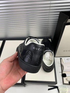 Кеды Gucci 2022-2023 кожаные черные