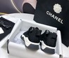 Женские кроссовки Chanel 2022-2023 замшевые черные