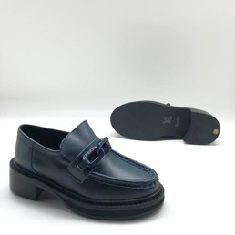 Женские лоферы Louis Vuitton Academy кожаные синие