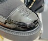 Женские ботинки на шнуровке Chanel черные