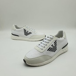 Мужские кроссовки Giorgio Armani 2022-2023 белые