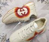Мужские кроссовки Gucci 2022-2023 кожаные белые с красной звездой