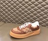 Кеды Gucci 2022-2023 коричневые с орнаментом GG
