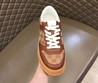 Кеды Gucci 2022-2023 коричневые с орнаментом GG