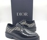 Мужские лоферы Christian Dior 2022-2023 черные кожаные
