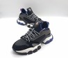 Мужские кроссовки Moncler 2021-2022 черные с серым комбинированные
