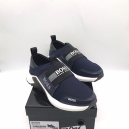 Мужские кроссовки Hugo Boss 2021-2022 синие без шнурков