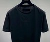 Мужская футболка Louis Vuitton черная с тиснёными инициалами LV
