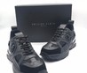 Мужские кроссовки Philipp Plein 2022-2023 черные кожаные с черной подошвой