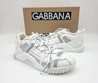 Мужские кроссовки Dolce & Gabbana 2022-2023 белые с рельефным носом