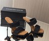 Женские туфли Alexander Wang 2022 черные с коричневым